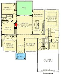 Dutch Colonial House Plan With Open