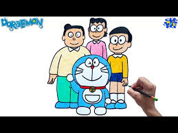 doraemon drawing how to draw