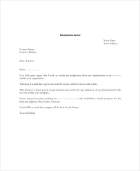 5 Resignation Letter With 30 Day Notice Template Pdf Doc Free