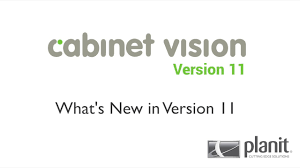 what s new in cabinet vision version 11