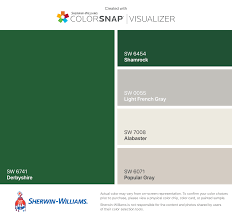 Introducing emerald ® designer edition™ a revolutionary new formula designed to deliver flawless results with our best hide yet. I Found These Colors With Colorsnap Visualizer For Iphone By Sherwin Williams Derbyshire Sw 6741 Green Wall Paint Colors Emerald Green Paint Porch Colors