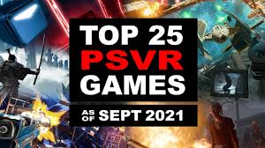 top 25 playstation vr games september