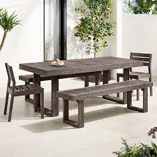 Buy online or at 270+ stores. Portside Outdoor 76 5 Dining Table Benches Solid Wood Chairs Set