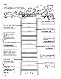 Ue/ew patterns students must analyze the. Childhood Word Ladder Grades 4 6 Printable Skills Sheets