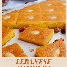 lebanese namoura cake the salt and