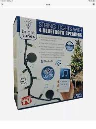 String Lights With 4 Bluetooth Speakers