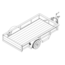 Get more value and better performance from your utility trailer. 4 X 8 Single Axle 2k Or 3 5k Utility Trailer Plan Model 1108 Trailerplans