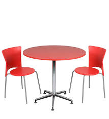 Two Seater Cafeteria Table With