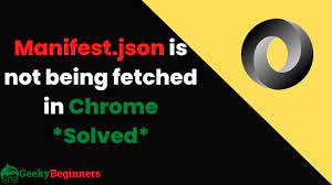 solve manifest json not being fetched