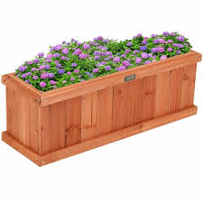 Fir Wood Planter Box
