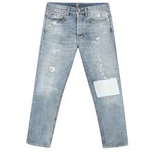 Esprit Regular Blue Jeans With Patch
