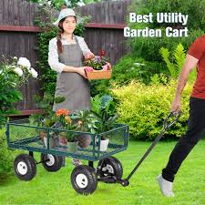 Heavy Duty Garden Utility Cart Wagon