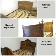 Slatted Bed Base 4 French Antique