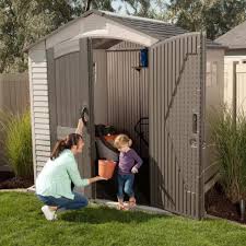 Lifetime 60042 7 X 7 Plastic Shed Two