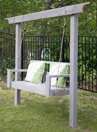 How to Build a Porch Swing Stand & How to Hang a Porch Swing -