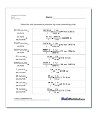 Ounces And Pounds Worksheets Grade Converting Ounces To