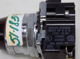 Cutler Hammer Pilot Light Resister Type 120v Ac Dc 10250t Ebay