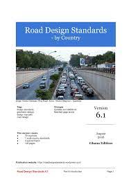 pdf road design standards 6 1