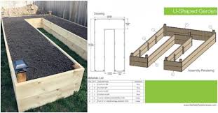 Build A Diy U Shaped Raised Garden Bed
