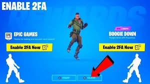Epic games has confirmed this. How To Enable 2fa Authentication In Fortnite Unlock Free Boogie Down Emote
