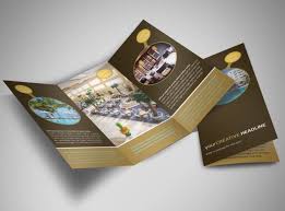 Luxury Hotel Tri Fold Brochure Template Brochure Template