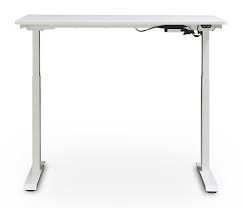Manual standing desks, on the other hand, have different kinds of cranks to put the table into a it is available in black and silver, and cherry and white colors but the information provided above is for the. True Seating Ergo Electric Height Adjustable Standing Desk White Futb10193b Best Buy