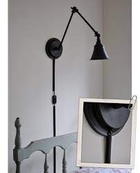 A Desk Lamp Becomes A Wall Light The