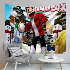 Snowball Roblox Abstract Tapestry Wall