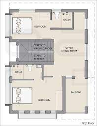 3 Cent 3 Bedroom Moden Home Design With