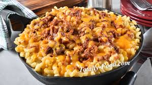 Add minced meat, spices, salt to taste and fry for. Bbq Beef Macaroni And Cheese Recipe Totally Food