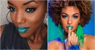 green lipstick for black women makeup