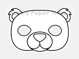 Easy diy polar bear costume #halloweenkids #kidshalloween #diycostumes #polarbearcostume #kidshalloweencostume #halloweencostumekids. Polar Bear Mask Printable Paper Template Kids Crafts Happy Paper Time