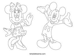 minnie mouse printable disney coloring