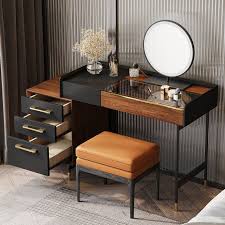 makeup vanity table set with led lights