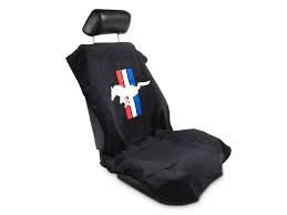 Seat Armour Sa100musb Mustang Pony Black Seat Cover