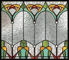 Art Deco Nouveau Stained Glass Windows