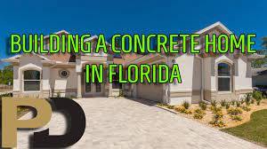 how a concrete home is built in florida