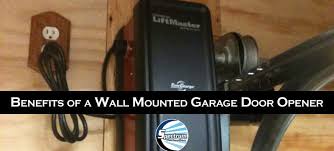 wall mounted garage door opener