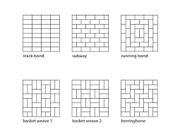 sgering tile layout patterns designs