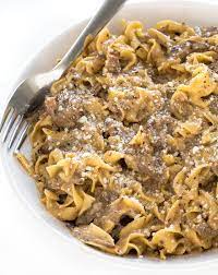 crockpot beef and noodles recipe chef