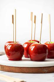 homemade toffee apples candy apples