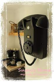 Old Ptt Phone Hanging In The Kitchen