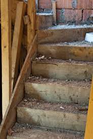 how to build concrete stairs