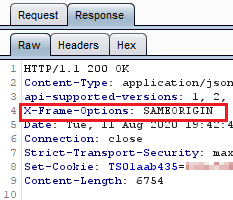 x frame options to avoid jacking