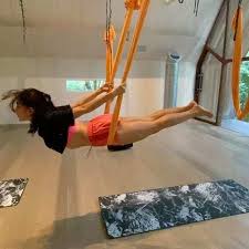 aerial yoga is the latest celeb fitness