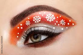 eye makeover snowflakes winter