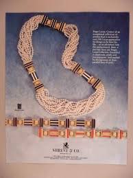 shreve jewelry print ad 1991 pearl