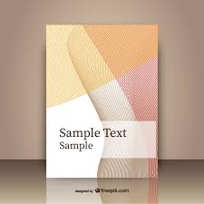 abstract cover template free vector
