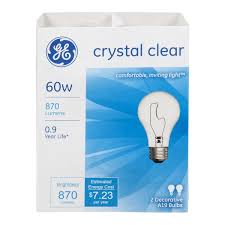 General Electric Crystal Clear Bulb 60w 2 Ct 2 Ct From Cvs Pharmacy Instacart