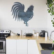 Ships In 2 Days Rustic Metal Rooster